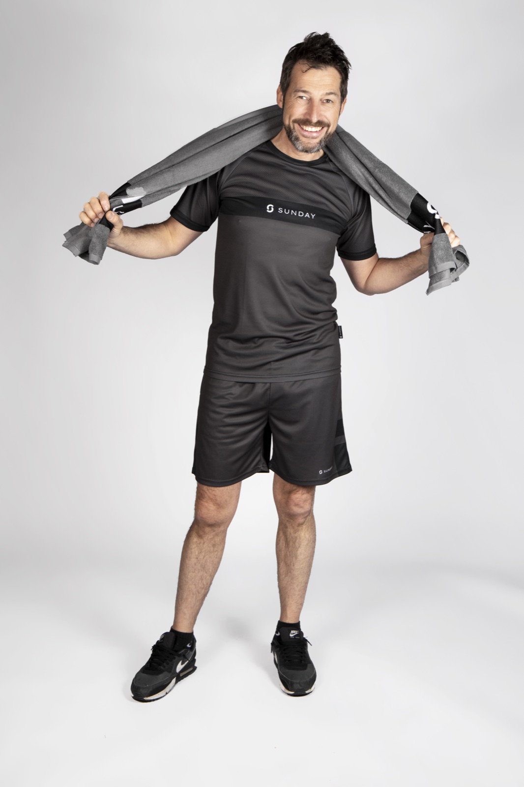 Sunday-branded custom sports jersey in recycled technical fabric