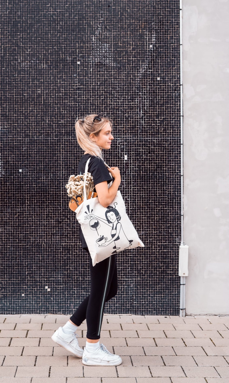A Malmö-branded custom tote bag