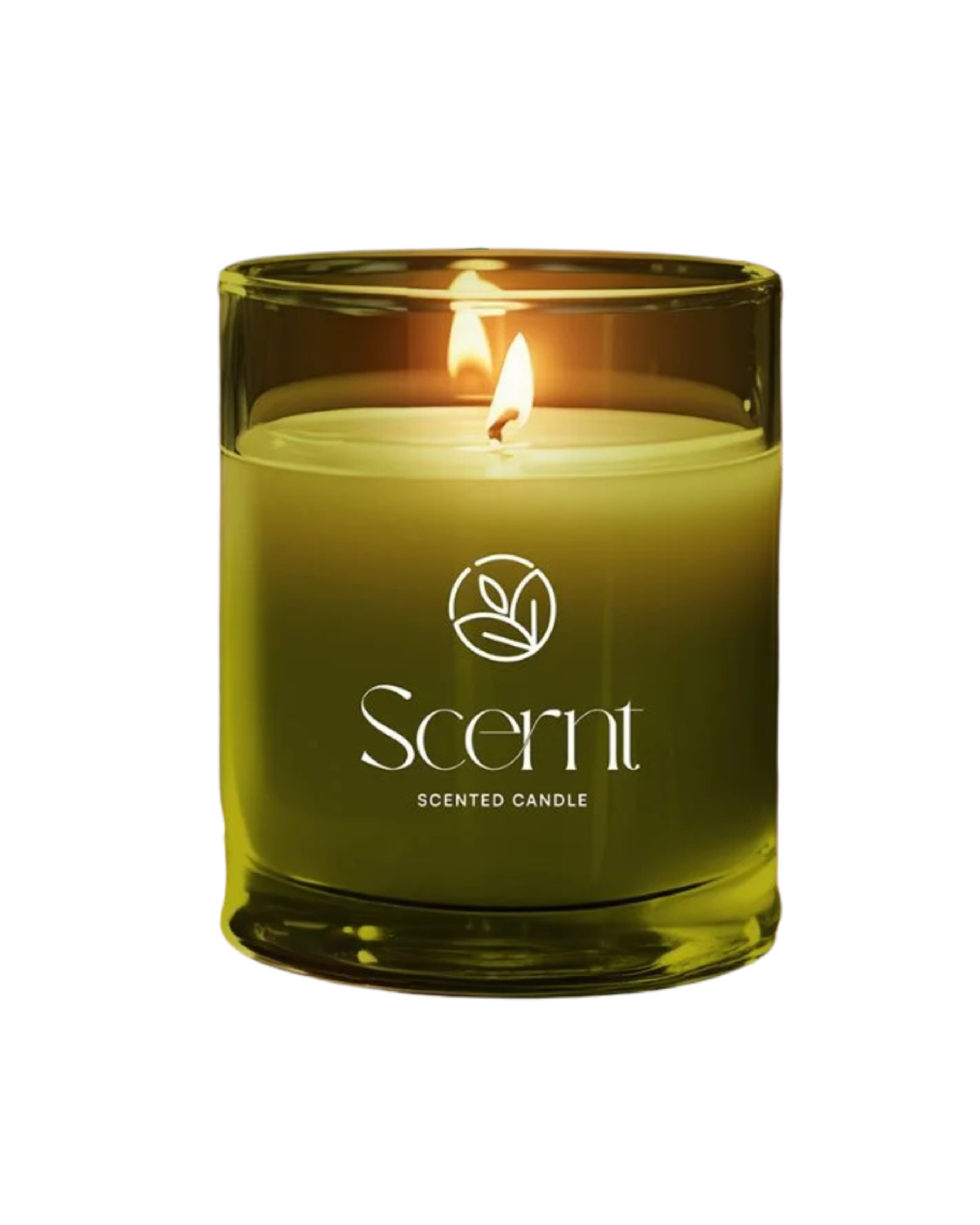 Eine elegante Sojawachskerze aus Glas, Candle Sense