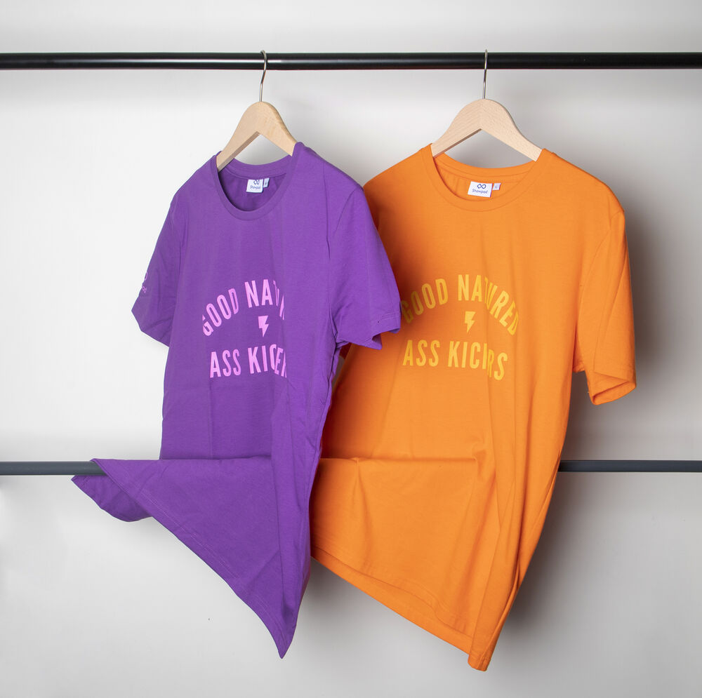 Printed corporate clothing item with screen printing, strong for bold colours and high quantities