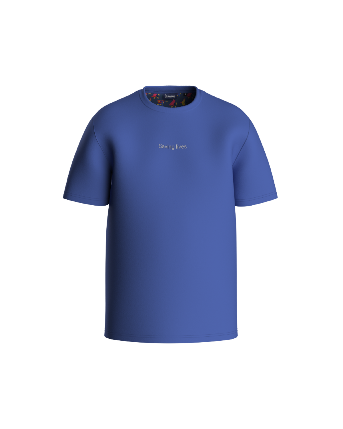 A soft branded cotton t-shirt, The Axel