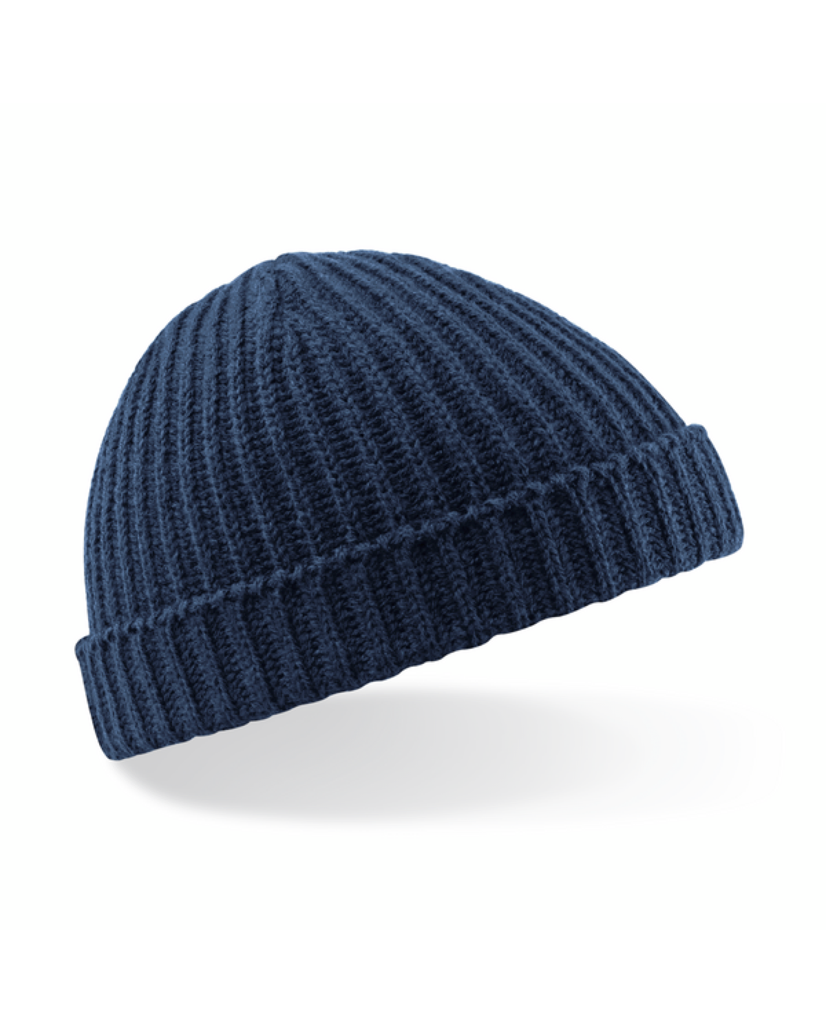 Eine weiche, gerippte Fischer-Beanie