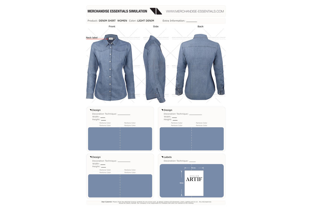 Business shirt in a women's cut with its own fit for front office and sales