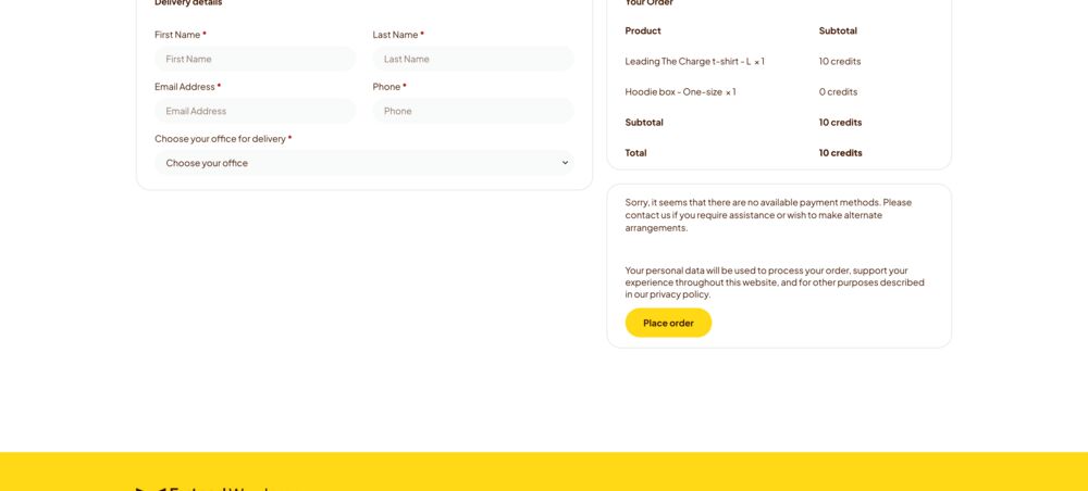 Checkout in de Fastned-medewerkersswagwinkel, met een wrijvingsloze bestelflow voor medewerkers