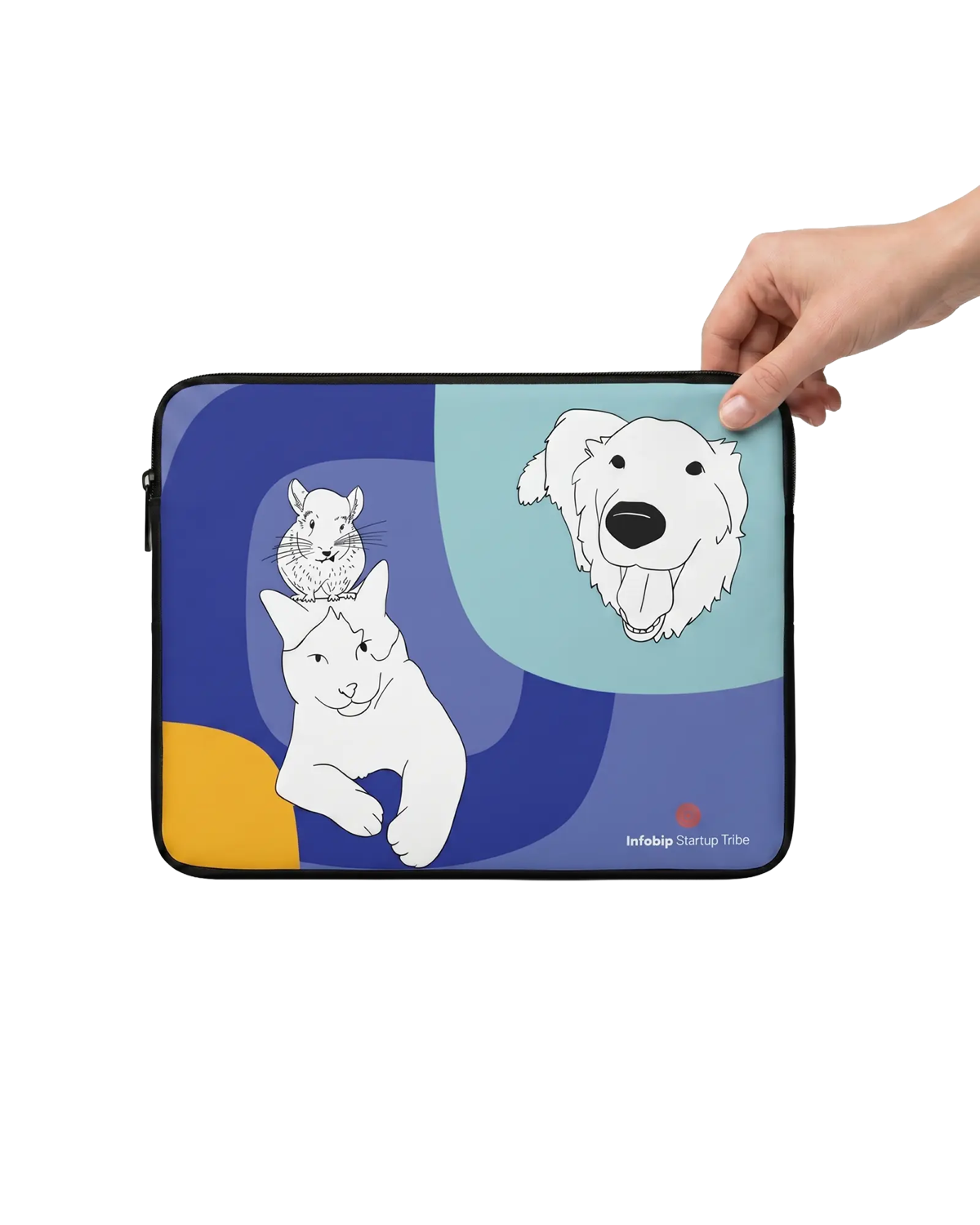 Housse ordinateur portable 13 pouces personnalisée pour cadeau d'entreprise en Suisse