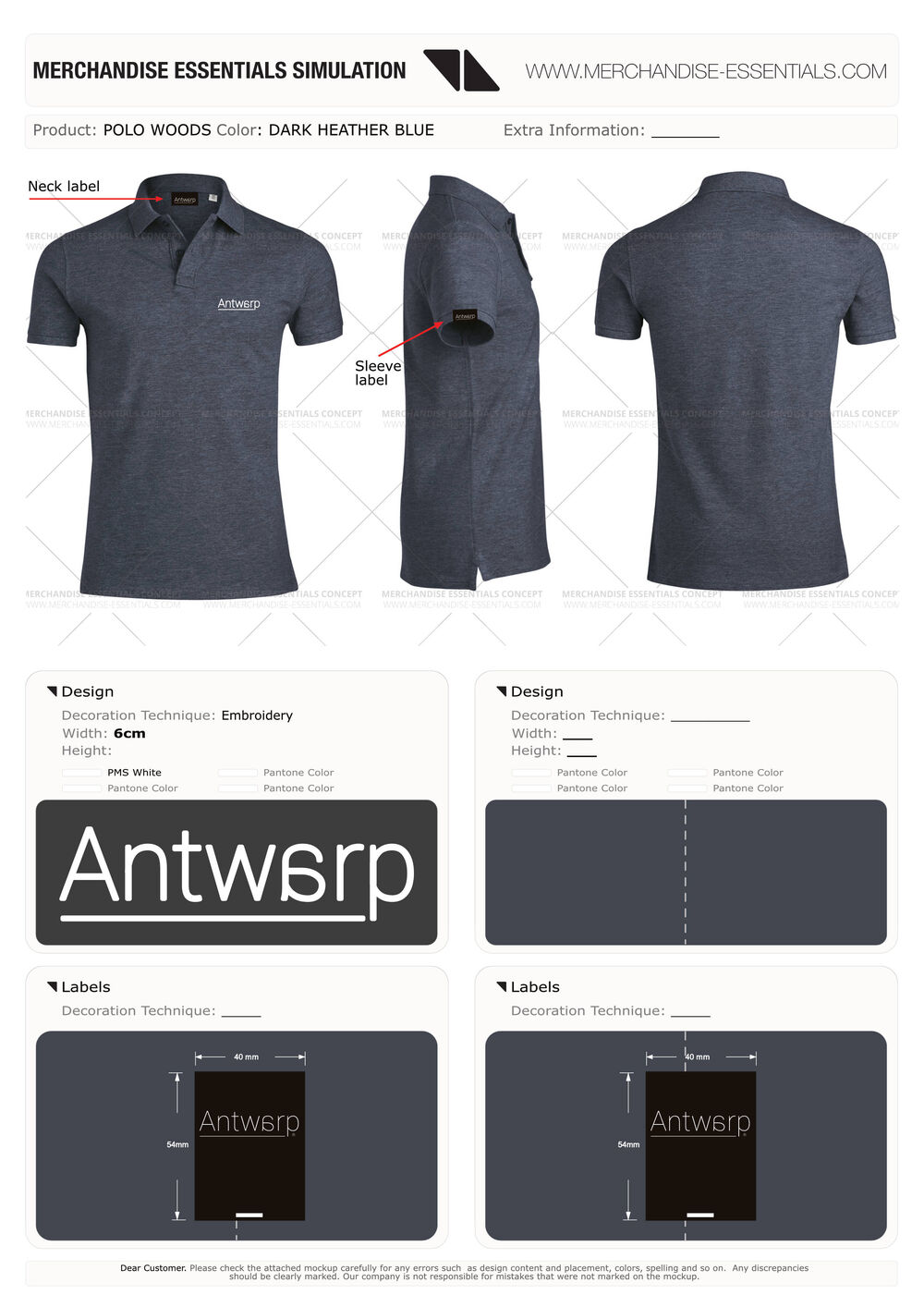 A branded polo for a field and service team, acting as a recognisable functional uniform