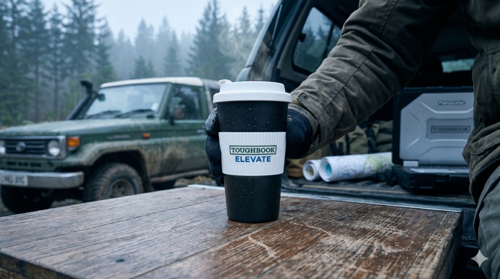 Cyncly gebrande herbruikbare koffiebeker, custom drinkware voor hybride kantoren