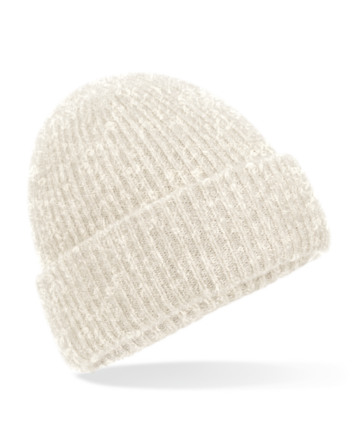A premium soft-touch ribbed beanie