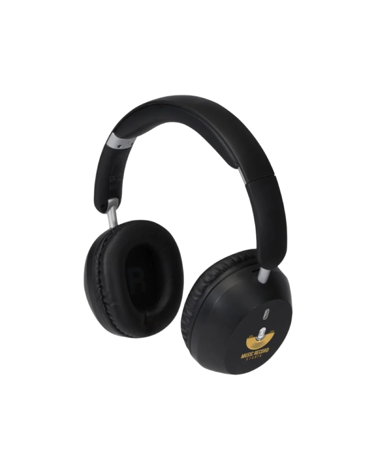 Foldable recycled ABS over-ear noise-cancelling headphones with gift box