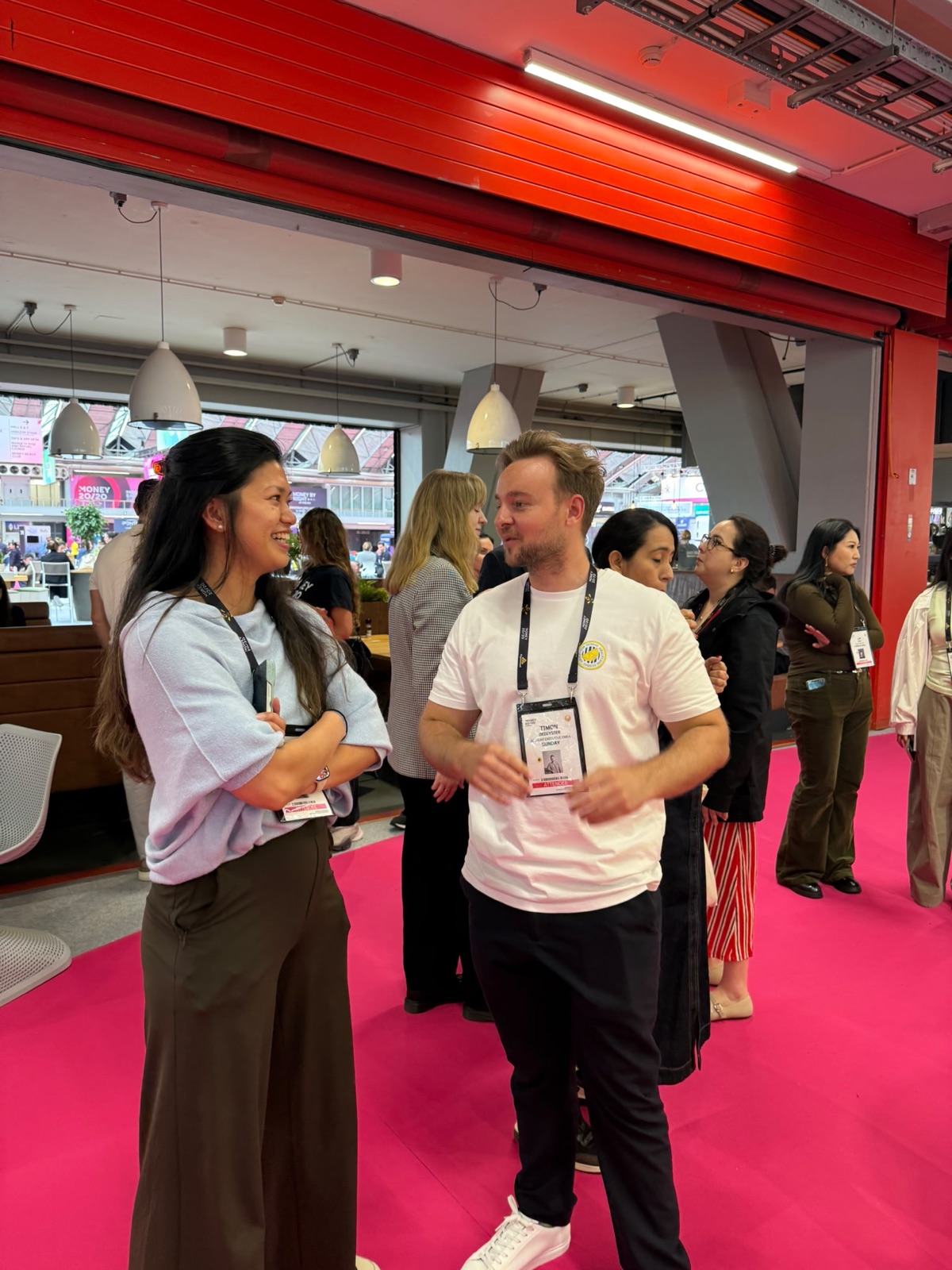 Moment du stand et de l'événement Money20/20