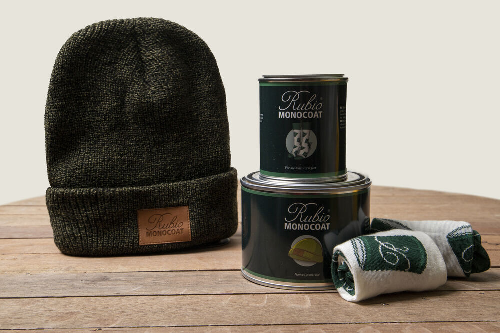 An embroidered logo on a custom beanie, the decoration method that holds a logo's shape