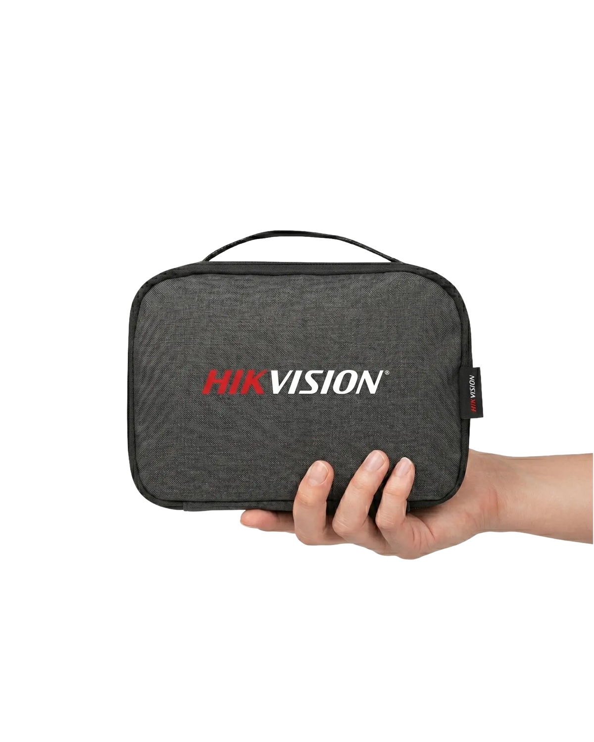 An RPET tech etui pouch with cable loops