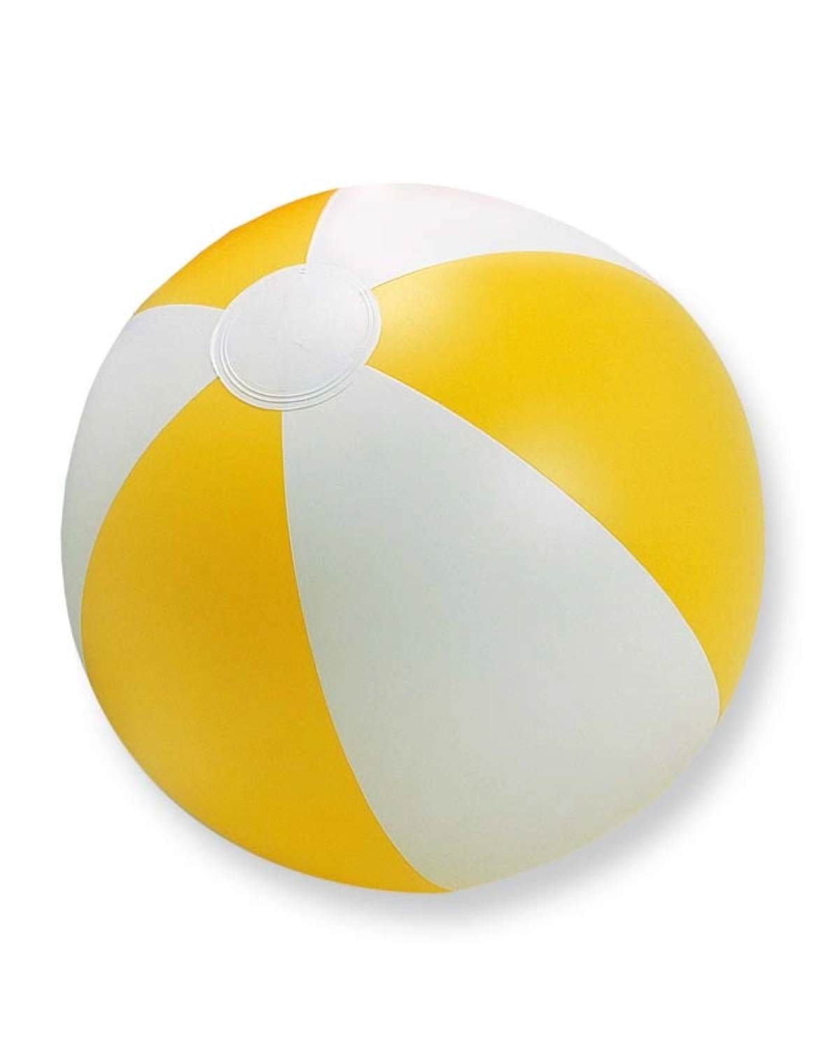A classic inflatable beach ball