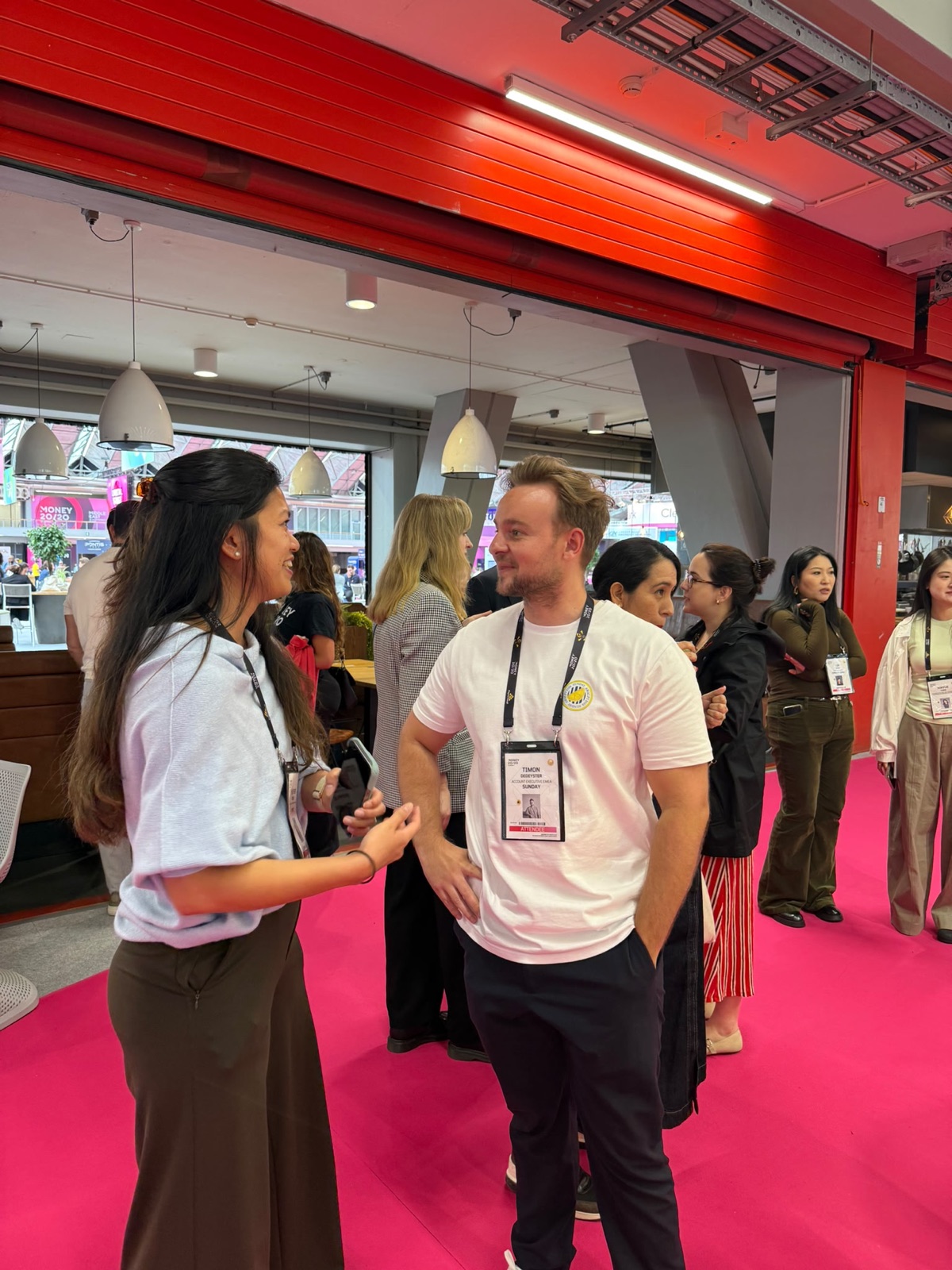 Moment du stand et de l'événement Money20/20