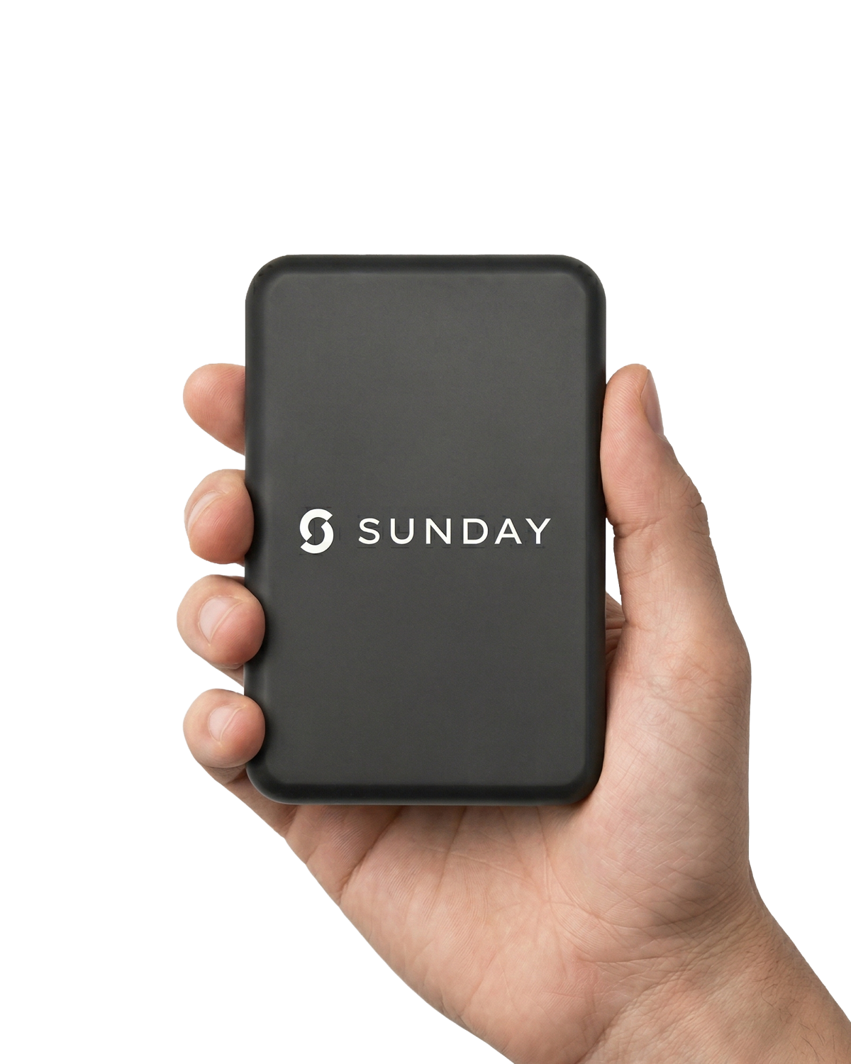 A 5000mAh magnetic wireless powerbank made from recycled ABS