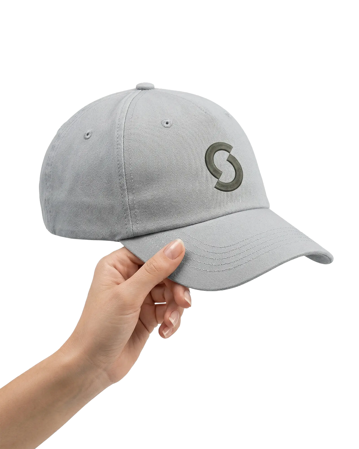 A 5-panel cotton twill baseball cap