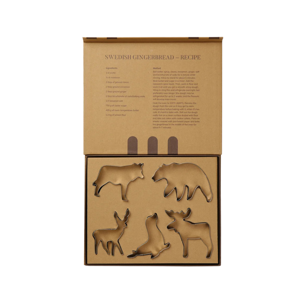 Nordic Big 5 Cookie Cutter Set, a corporate Christmas gift idea