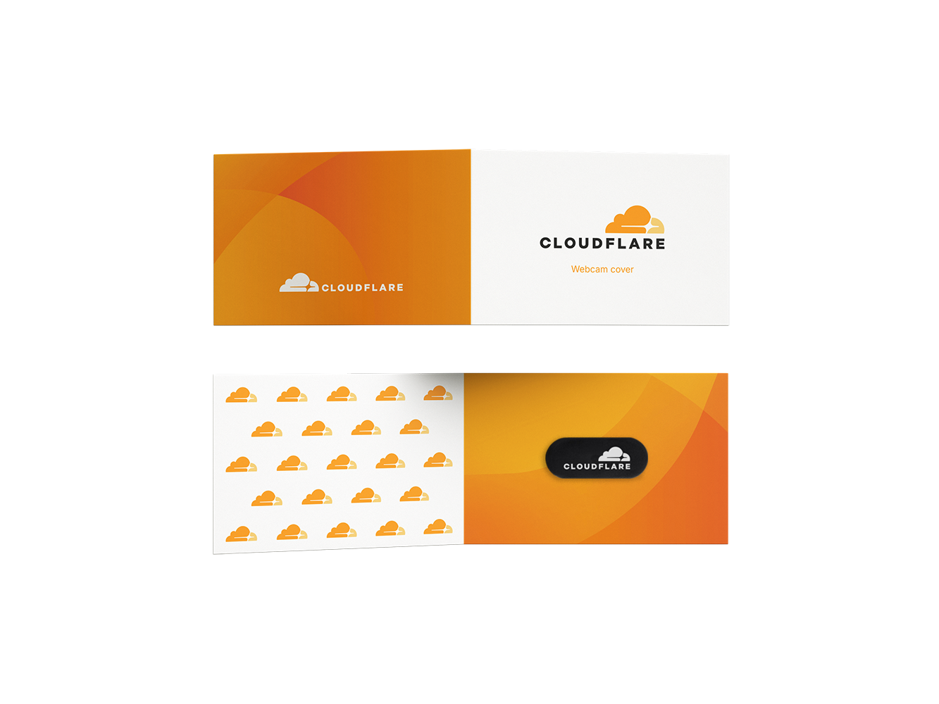 Camera Cover with full color card, an SKO merch idea for a 2027 sales kickoff