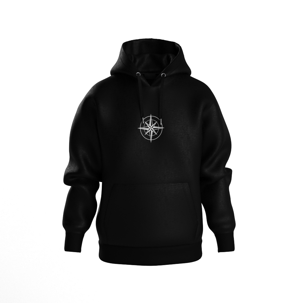 The Arlo essential hoodie custom hoodie mockup printed in a brand design