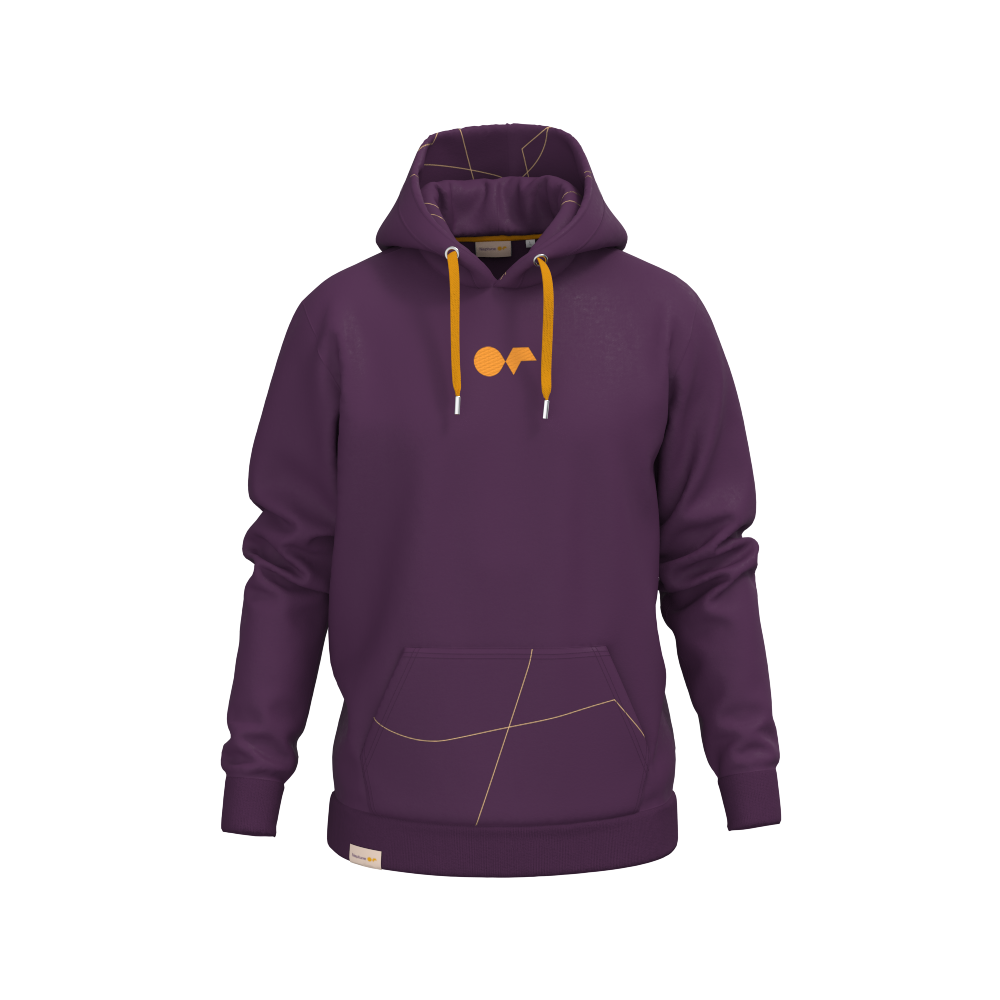 The Rex classic hoodie custom hoodie mockup printed in a brand design