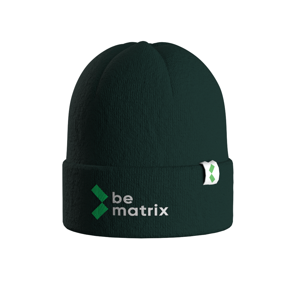 Essential cuffed beanie custom mockup